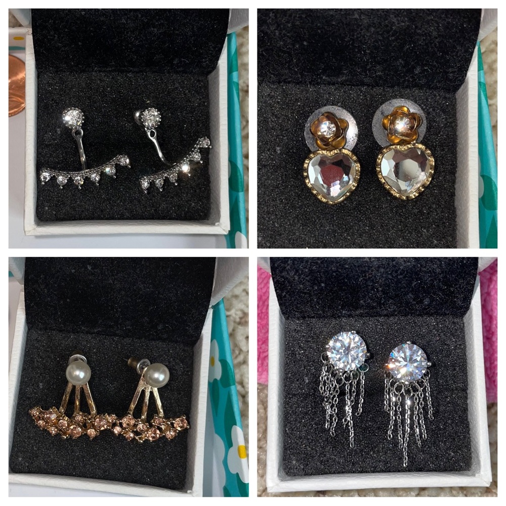 Set of 4 assorted earrings